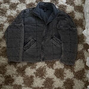 Forever 21 women’s Charcoal Puffer Jacket